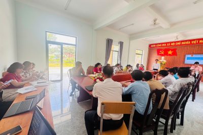 Trường TH Trần Quốc Toản tổ chức tập huấn, bồi dưỡng chuyên môn cho cán bộ, giáo viên, nhân viên năm học 2026 – 2027